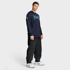 Tennessee Titans Sideline Pure Fury Performance Long Sleeve Hoodie T-Shirt | NFL Hot