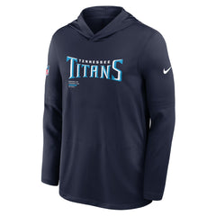 Tennessee Titans Sideline Pure Fury Performance Long Sleeve Hoodie T-Shirt | NFL Hot