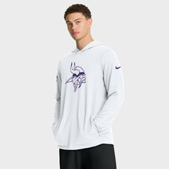 Minnesota Vikings Sideline Option Read Dri-FIT Long Sleeve Hoodie T-Shirt | NFL Online