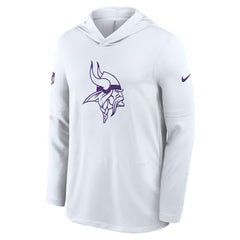 Minnesota Vikings Sideline Option Read Dri-FIT Long Sleeve Hoodie T-Shirt | NFL Online
