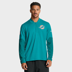 Miami Dolphins Sideline Dri-FIT Half-Zip Pullover | NFL Discount