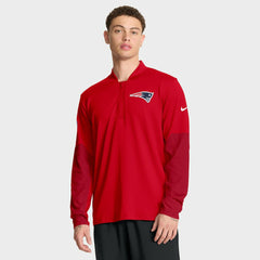 New England Patriots Sideline Dri-FIT Half-Zip Pullover | NFL US