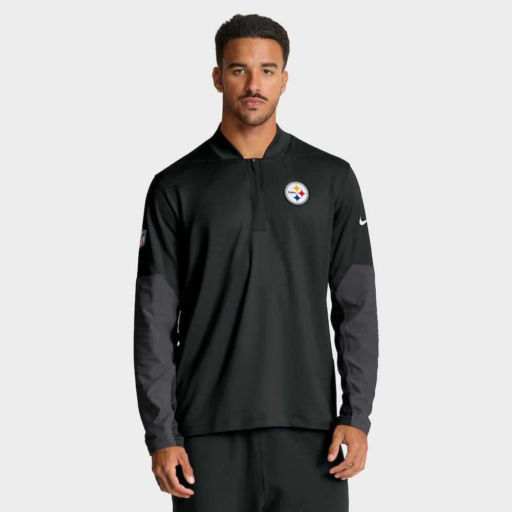 Pittsburgh Steelers Sideline Dri-FIT Half-Zip Pullover | NFL New