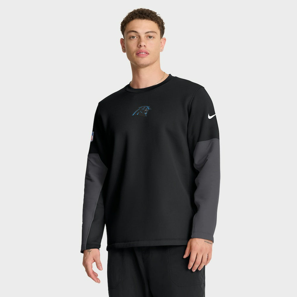 Carolina Panthers Sideline Coach Therma-FIT Long Sleeve T-Shirt | NFL Sale