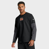 Cincinnati Bengals Sideline Coach Therma-FIT Long Sleeve T-Shirt | NFL Discount
