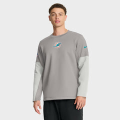 Miami Dolphins Sideline Coach Therma-FIT Long Sleeve T-Shirt | NFL Hot