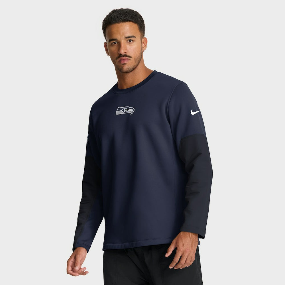 Seattle Seahawks Sideline Coach Therma-FIT Long Sleeve T-Shirt | NFL On sale