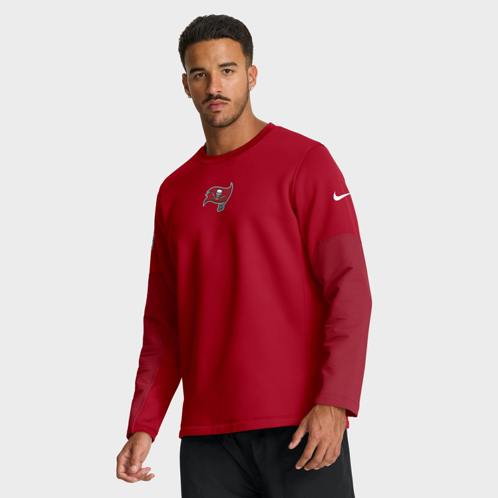 Tampa Bay Buccaneers Sideline Coach Therma-FIT Long Sleeve T-Shirt | NFL Outlet
