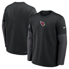 Arizona Cardinals Sideline Coach Therma-FIT Long Sleeve T-Shirt | NFL Discount