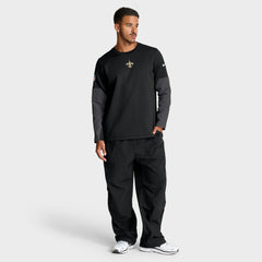 New Orleans Saints Sideline Coach Therma-FIT Long Sleeve T-Shirt | NFL US