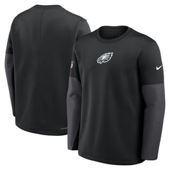 Philadelphia Eagles Sideline Coach Therma-FIT Long Sleeve T-Shirt | NFL Online
