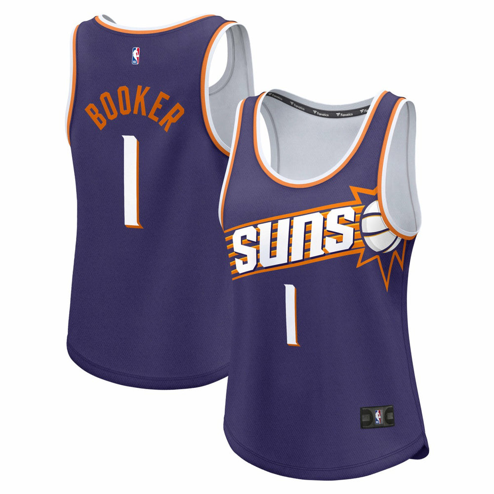 Purple Devin Booker Phoenix Suns Women's Fast Break Player Jersey | NBA