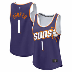 Purple Devin Booker Phoenix Suns Women's Fast Break Player Jersey | NBA