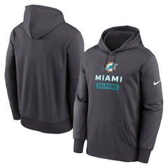 Miami Dolphins Toss Sweep Performance Pullover Hoodie | NFL US