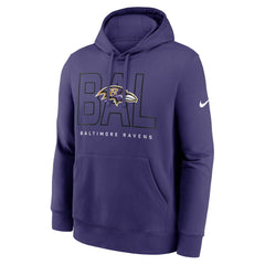 Baltimore Ravens Busted Play Club Fleece Pullover Hoodie | NFL US