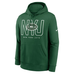 New York Jets Busted Play Club Fleece Pullover Hoodie | NFL US