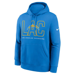Los Angeles Chargers Busted Play Club Fleece Pullover Hoodie | NFL New