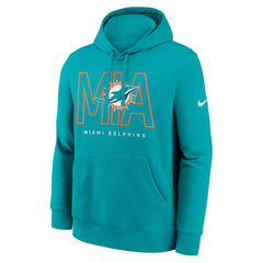 Miami Dolphins Busted Play Club Fleece Pullover Hoodie | NFL Online
