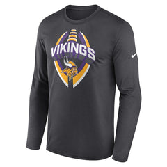 Minnesota Vikings Primetime Legend Icon Performance Long Sleeve T-Shirt | NFL New