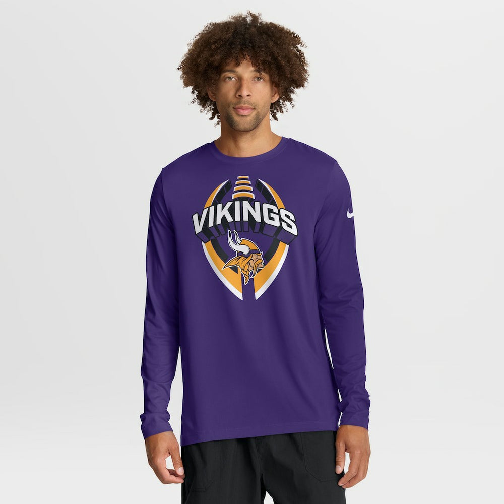 Minnesota Vikings Primetime Legend Icon Performance Long Sleeve T-Shirt | NFL Discount