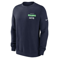 Seattle Seahawks Primetime Club Fleece Pullover Sweatshirt | NFL Online