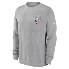 Houston Texans Primetime Club Fleece Pullover Sweatshirt | NFL US