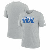 Detroit Lions Long Pass Tri-Blend T-Shirt | NFL US