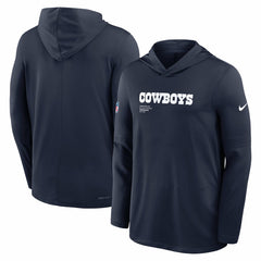 Dallas Cowboys Big & Tall Sideline Dri-FIT Long Sleeve Hoodie T-Shirt | NFL On sale