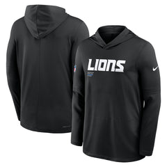 Detroit Lions Big & Tall Sideline Dri-FIT Long Sleeve Hoodie T-Shirt | NFL On sale