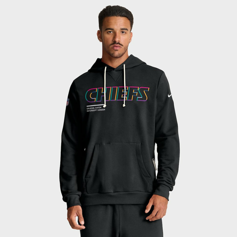 Kansas City Chiefs Tall 2025 NFL Crucial Catch Sideline Standard Issue Dri-FIT Hoodie | NFL New
