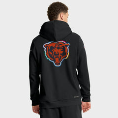Chicago Bears Tall 2025 NFL Crucial Catch Sideline Standard Issue Dri-FIT Hoodie | NFL Outlet