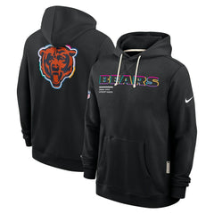 Chicago Bears Tall 2025 NFL Crucial Catch Sideline Standard Issue Dri-FIT Hoodie | NFL Outlet