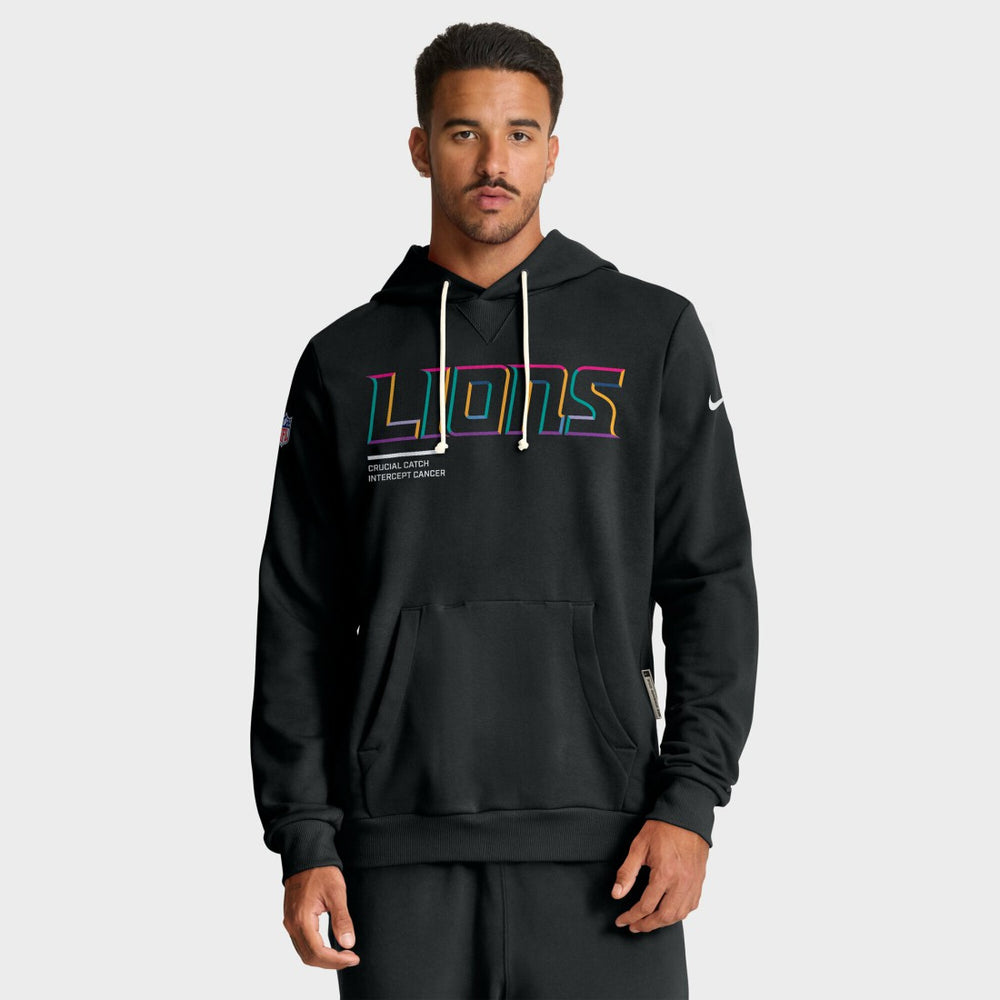 Detroit Lions Tall 2025 NFL Crucial Catch Sideline Standard Issue Dri-FIT Hoodie | NFL Sale