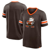 Cleveland Browns Hometown Premium Hashmark V-Neck T-Shirt | NFL US
