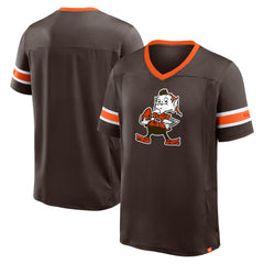 Cleveland Browns Hometown Premium Hashmark V-Neck T-Shirt | NFL US