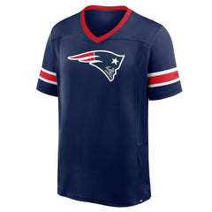 New England Patriots Hometown Premium Hashmark V-Neck T-Shirt | NFL Discount