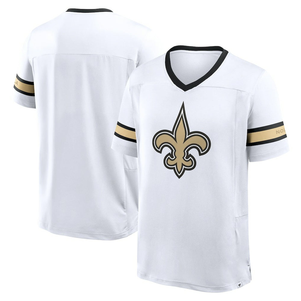 New Orleans Saints Redzone Hashmark V-Neck T-Shirt | NFL US