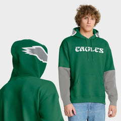Philadelphia Eagles Helmet Retro Pullover Hoodie | NFL Hot