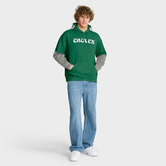 Philadelphia Eagles Helmet Retro Pullover Hoodie | NFL Hot