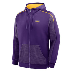 Minnesota Vikings Checkdown Pass Full-Zip Hoodie | NFL Discount