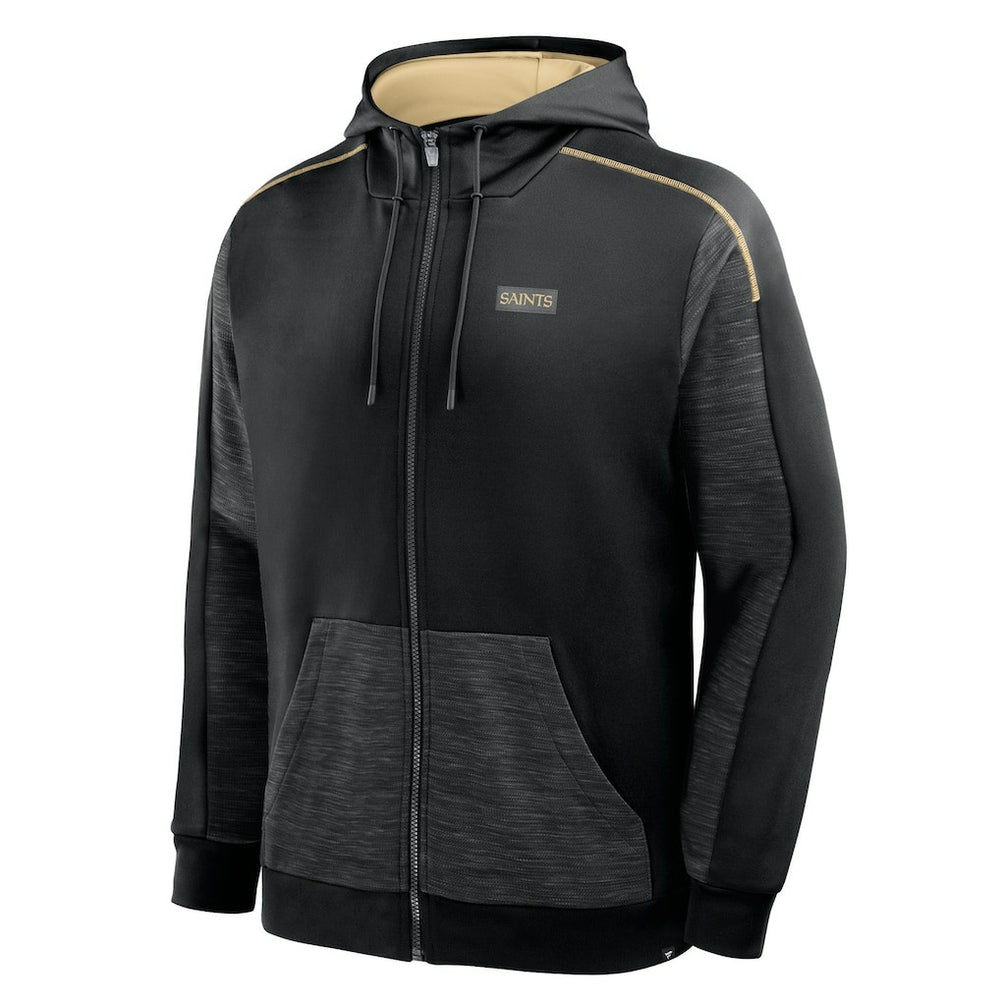 New Orleans Saints Checkdown Pass Full-Zip Hoodie | NFL US
