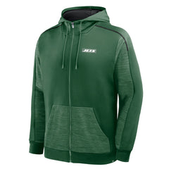 New York Jets Checkdown Pass Full-Zip Hoodie | NFL Online