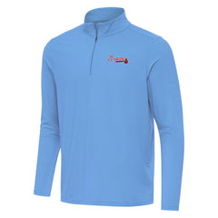 Atlanta Braves Antigua Intent Quarter-Zip Top - MLB Tops