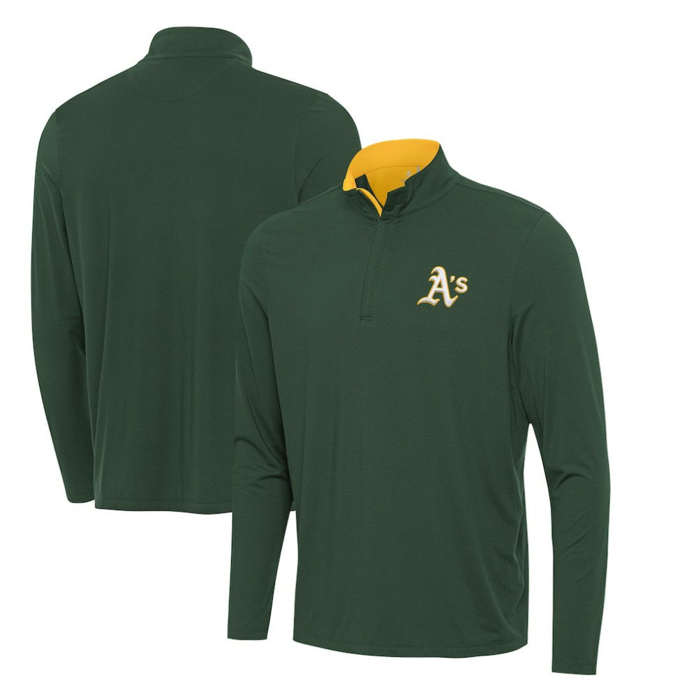 Athletics Antigua Content Quarter-Zip Top - MLB Tops