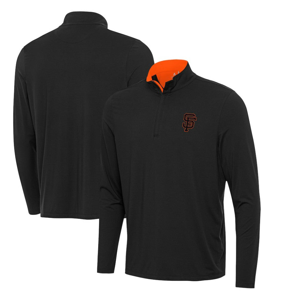 San Francisco Giants Antigua Content Quarter-Zip Top - MLB Tops