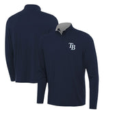 Tampa Bay Rays Antigua Content Quarter-Zip Top - MLB Tops
