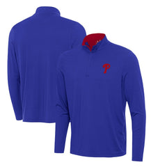 Philadelphia Phillies Antigua Content Quarter-Zip Top - MLB Tops