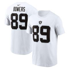Las Vegas Raiders Brock Bowers Name & Number T-Shirt | NFL Hot