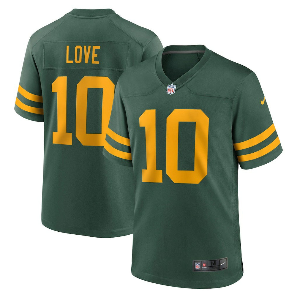 Green Bay Packers Jordan Love Alternate Game Jersey | NFL New