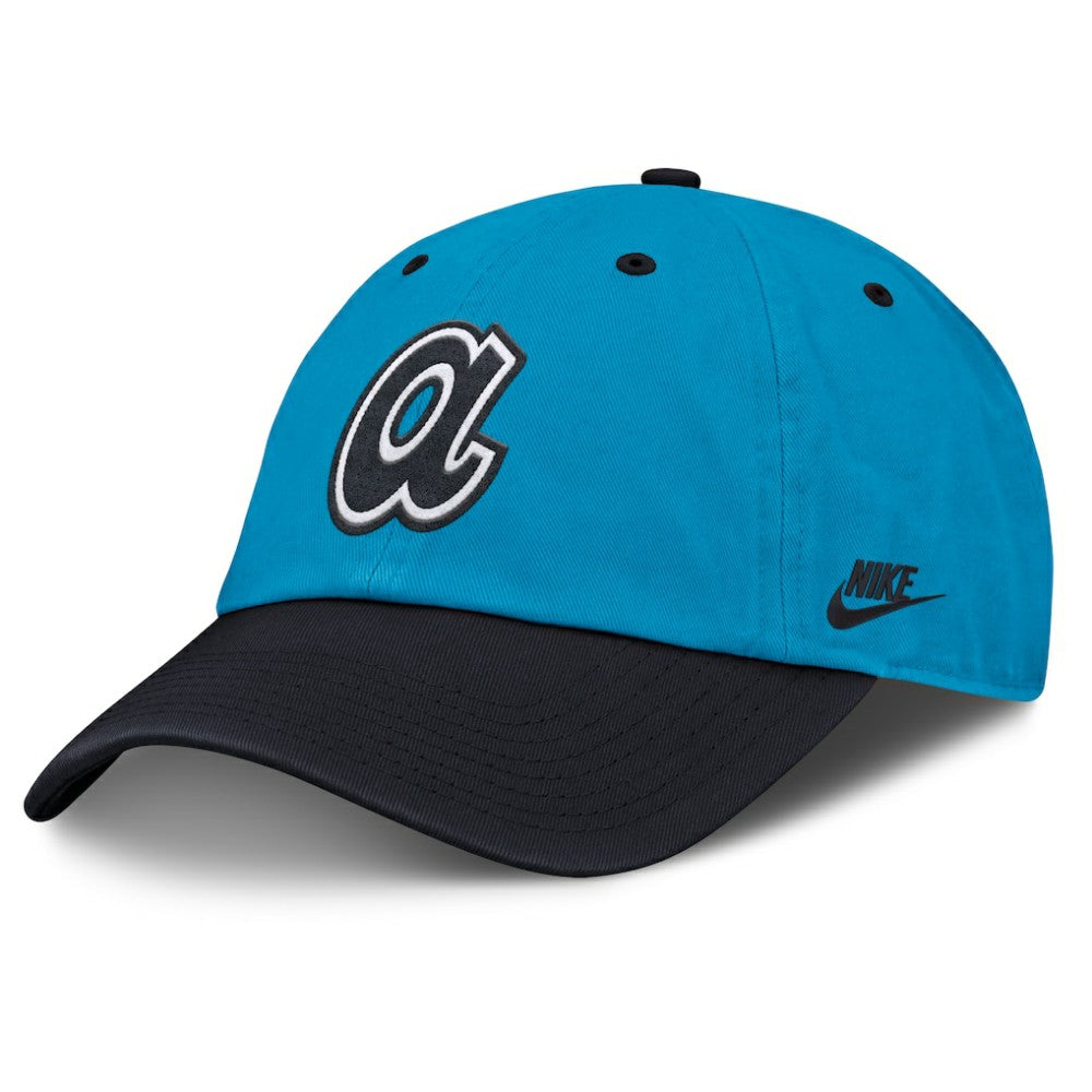 Atlanta Braves Nike Neon 90s Club Adjustable Hat - MLB Hats
